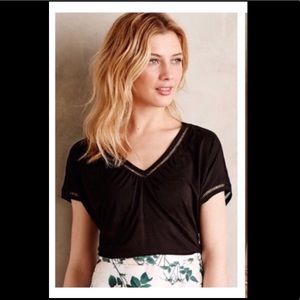 Anthropologie Meadow Rue top with back detail